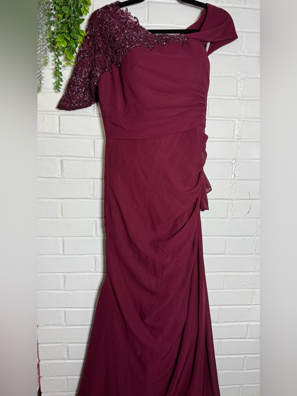Ryanth Chiffon Corset Gown One
Shoulder Formal Dress Size 10 - Picture 3 of 5